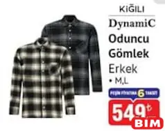 KİĞILI DYNAMİC ODUNCU GÖMLEK ERKEK fiyat ve kampanya bilgisi